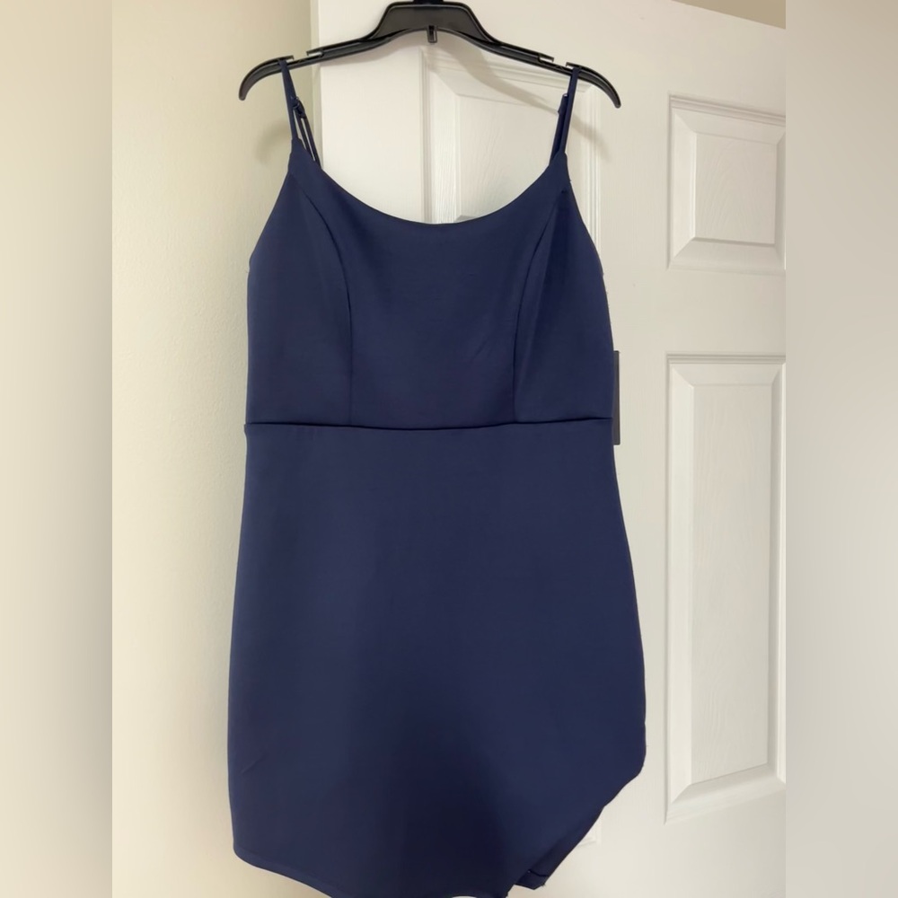 Navy Slim fit size 13 Dress NEVER WORN WITH TAGS